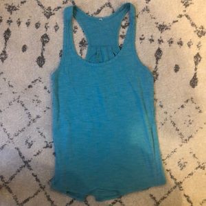 Turquoise Lululemon tank, barely worn